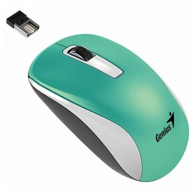 Мышь Genius NX-7010 Turquoise оптическая (1200dpi)