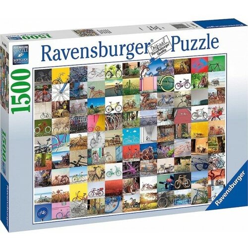 Пазл Ravensburger 1500 99 велосипедов, арт.16007 пазл ravensburger 1500 eames имс карточный домик арт 16951