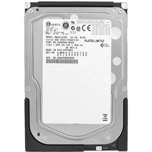 Жесткий диск Fujitsu CA06560-B400 147Gb U320SCSI 3.5 HDD внутренний жесткий диск fujitsu ca06697 b400 ca06697 b400