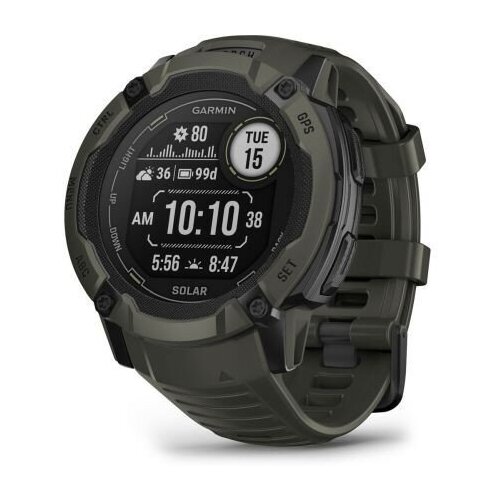 спортивные наручные часы garmin instinct 2s solar neo tropic gps 010 02564 02 Умные Часы Garmin Instinct 2X Solar Moss