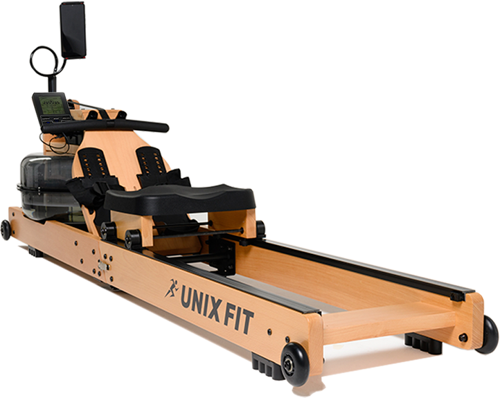 Гребной тренажер UNIXFIT Wood Rower Light