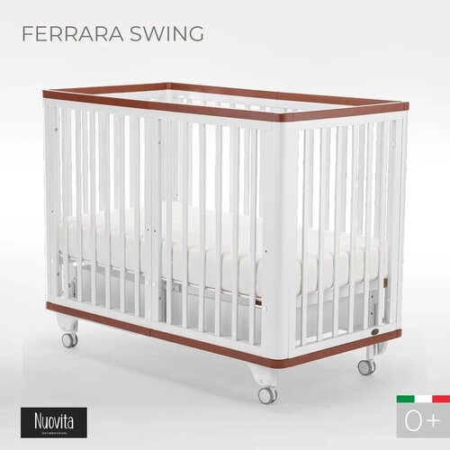 Кровать-трансформер Nuovita Ferrara swing (Bianco/Белый) кроватки трансформеры nuovita ferrara swing 125х65 см