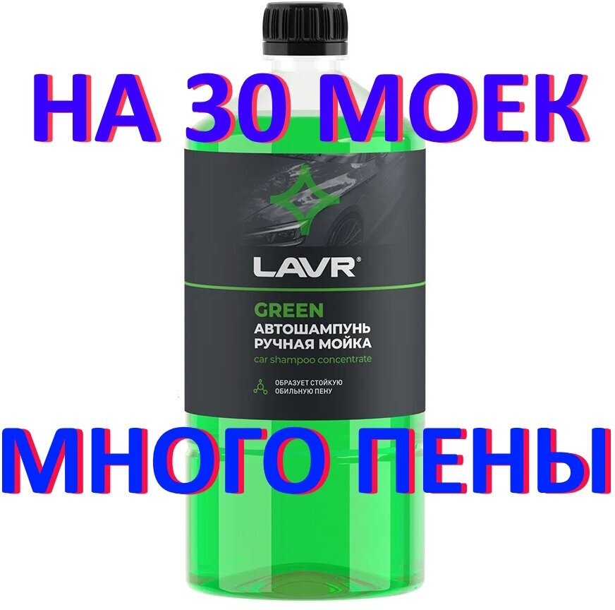 Автошампунь, шампунь для авто, автошампунь LAVR, автошампунь для мойки