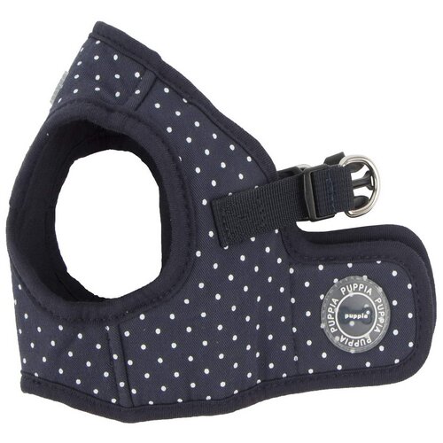 Шлейка Puppia Dotty harness II B (L), обхват шеи 38 см, темно-синий, L