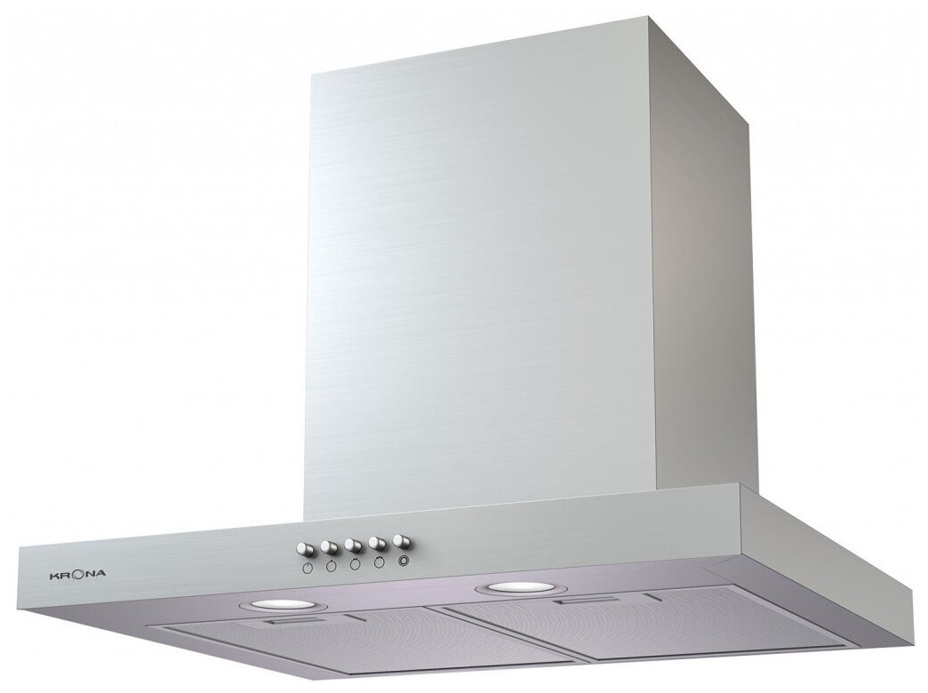 Вытяжка кухонная KRONA Levana 600 inox PB цвет нержавеющей стали