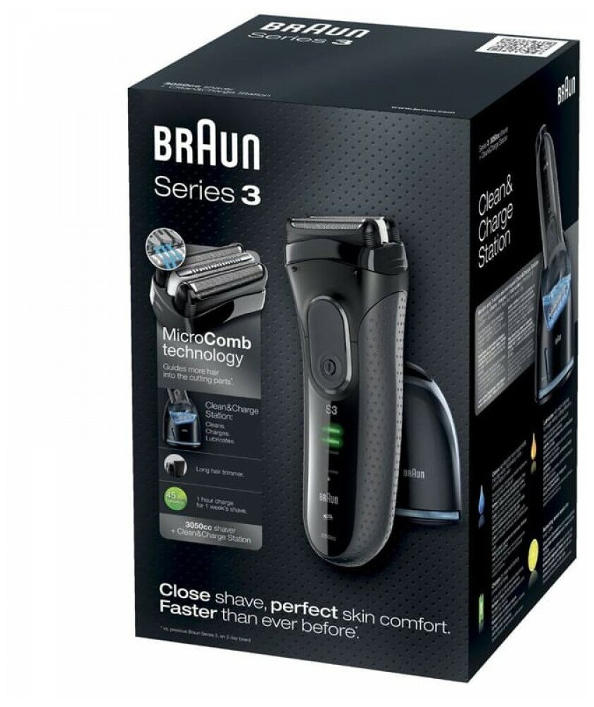 Braun 3050cc Series 3 ProSkin - фотография № 5