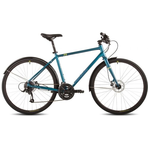 Велосипед дорожный Merida Crossway Urban 50 рама L бирюзово-голубойсеребристо-синийлайм 6710600₽