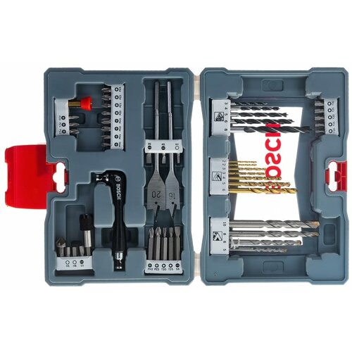 набор бит bosch premium set 49 49пр 2608p00233 Bosch Набор оснастки Premium Set-49 2608P00233