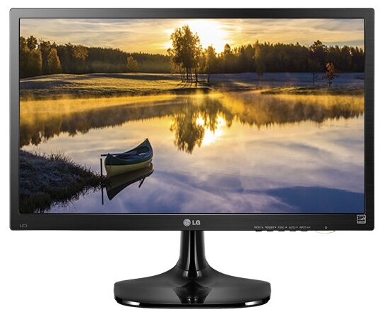 19.5" Монитор LG 20M47D, 1600x900, 75 Гц, TN, черный