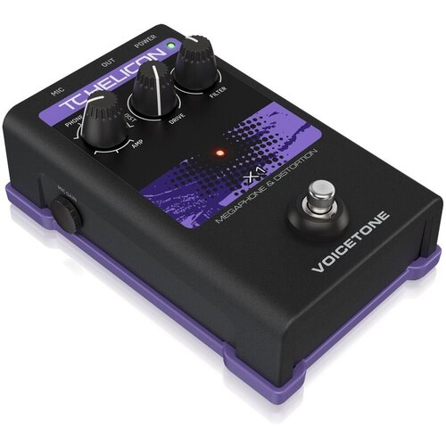 tc helicon voicetone h1 напольная вокальная педаль эффекта интелектуальной гармонизации TC Helicon VOICETONE X1