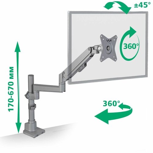 Кронштейн для монитора настольный VLK TRENTO-94 / 13-34 / до 9 кг