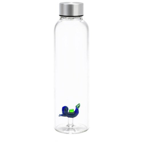 Бутылка для воды balvi Scuba 500 мл стекло прозрачный/серебристый