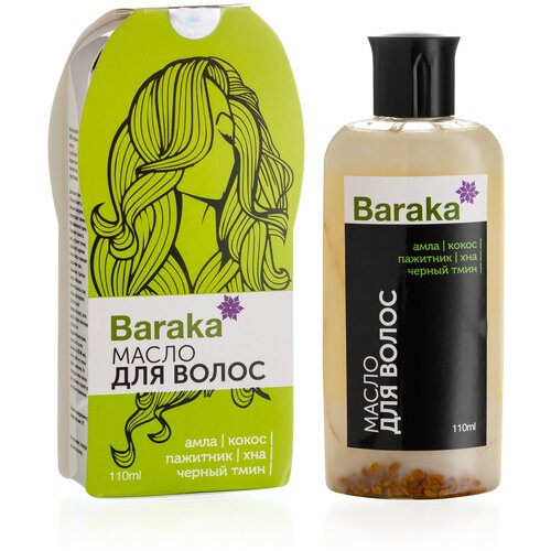 Baraka Масло комплексное для волос Hairmenn Hair Oil, 110 г, 110 мл, бутылка масло амлы масло 100мл