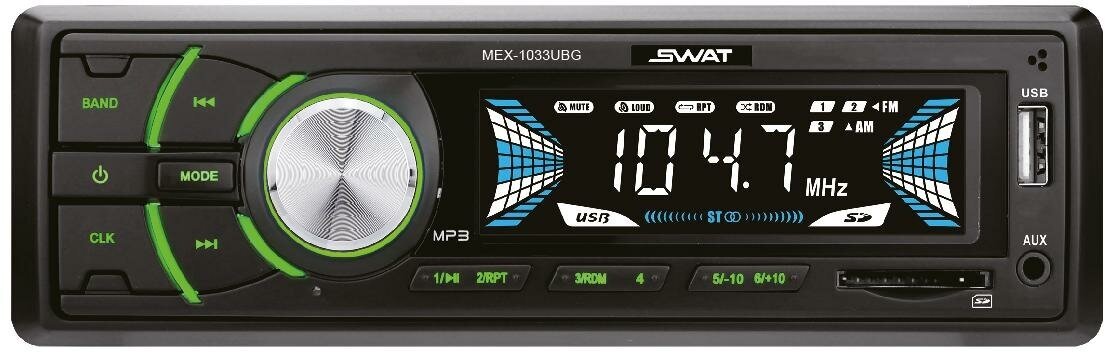 USB/SD-магнитола SWAT MEX-1033UBG