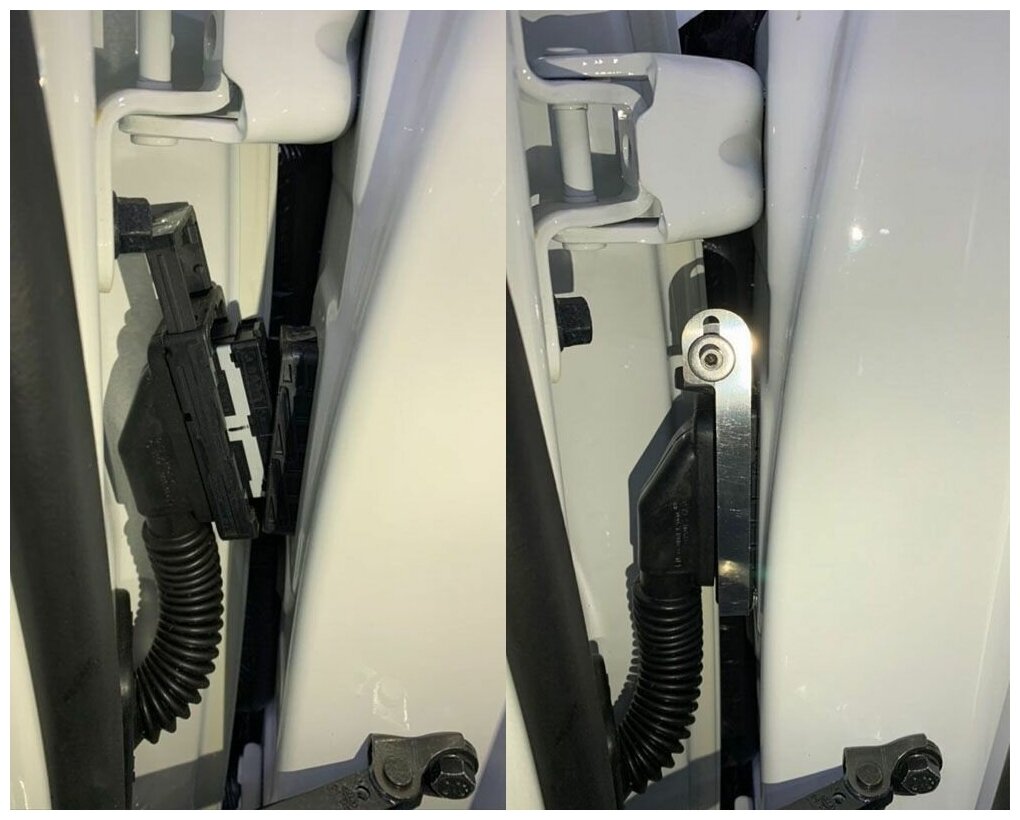 Защита разъема двери Kia Sportage IV 2015-2018г до рестайлинга