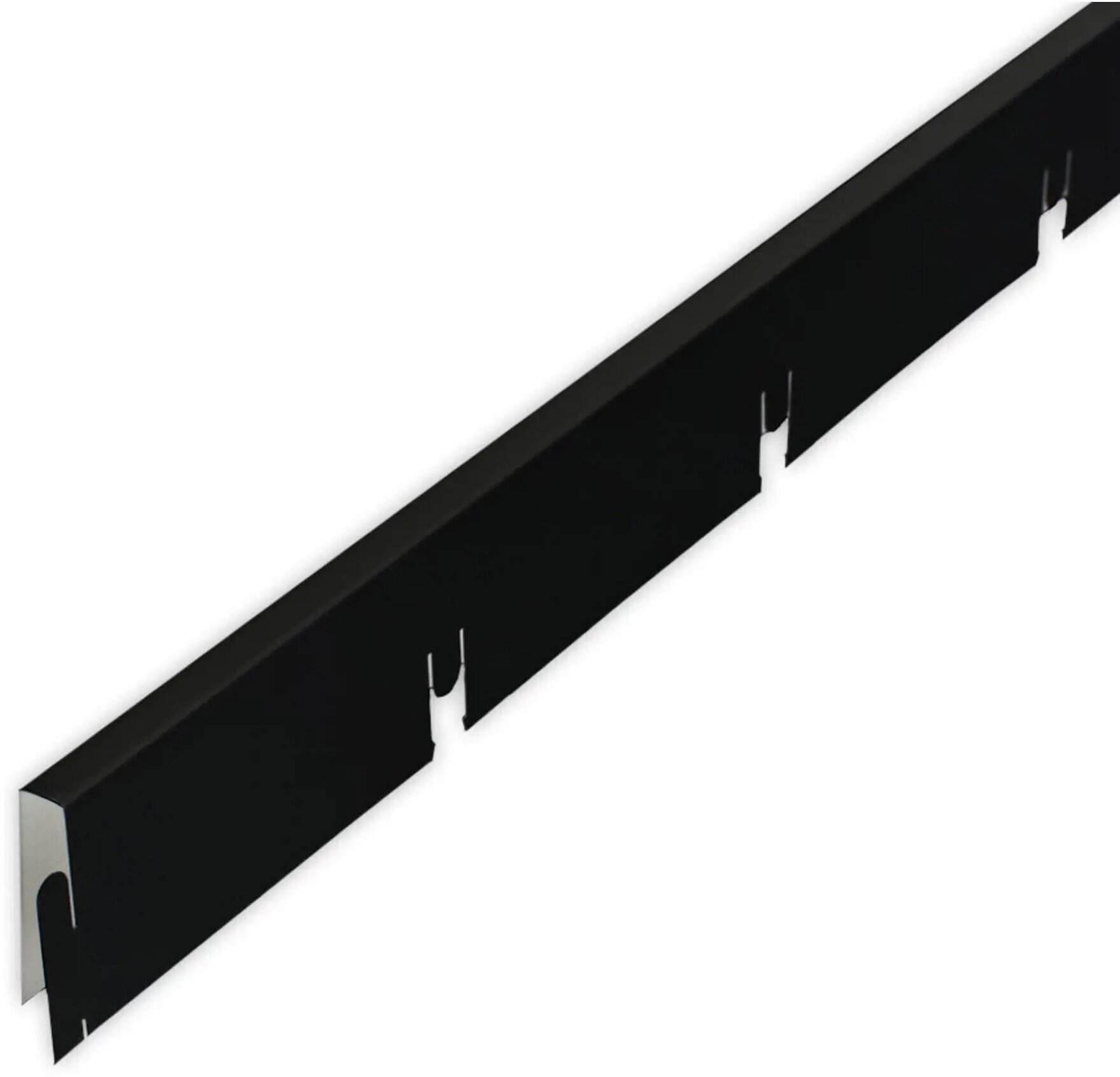 фото Профиль грильято Албес мама 100x100x40 мм черный 0.6 м