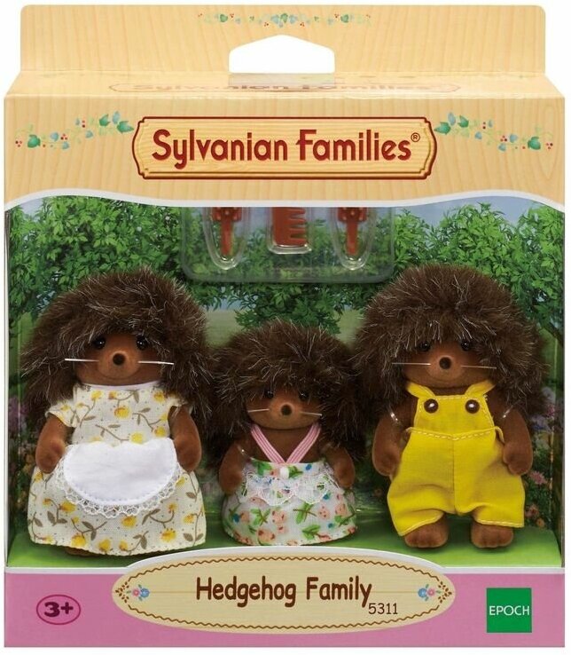 Sylvanian Families Семья ежиков 3 фигурки, 5311