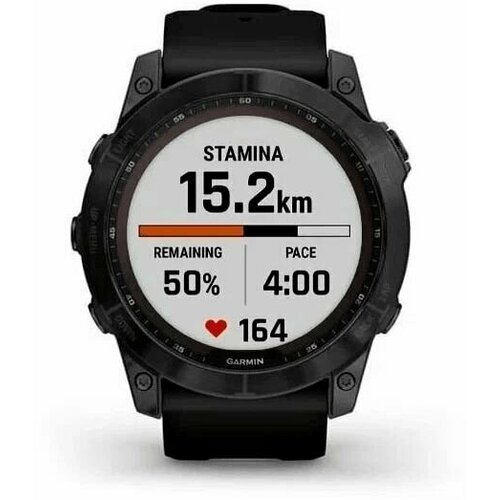 Garmin Fenix 7X Sapphire Solar титановый черный DLC 12500000₽
