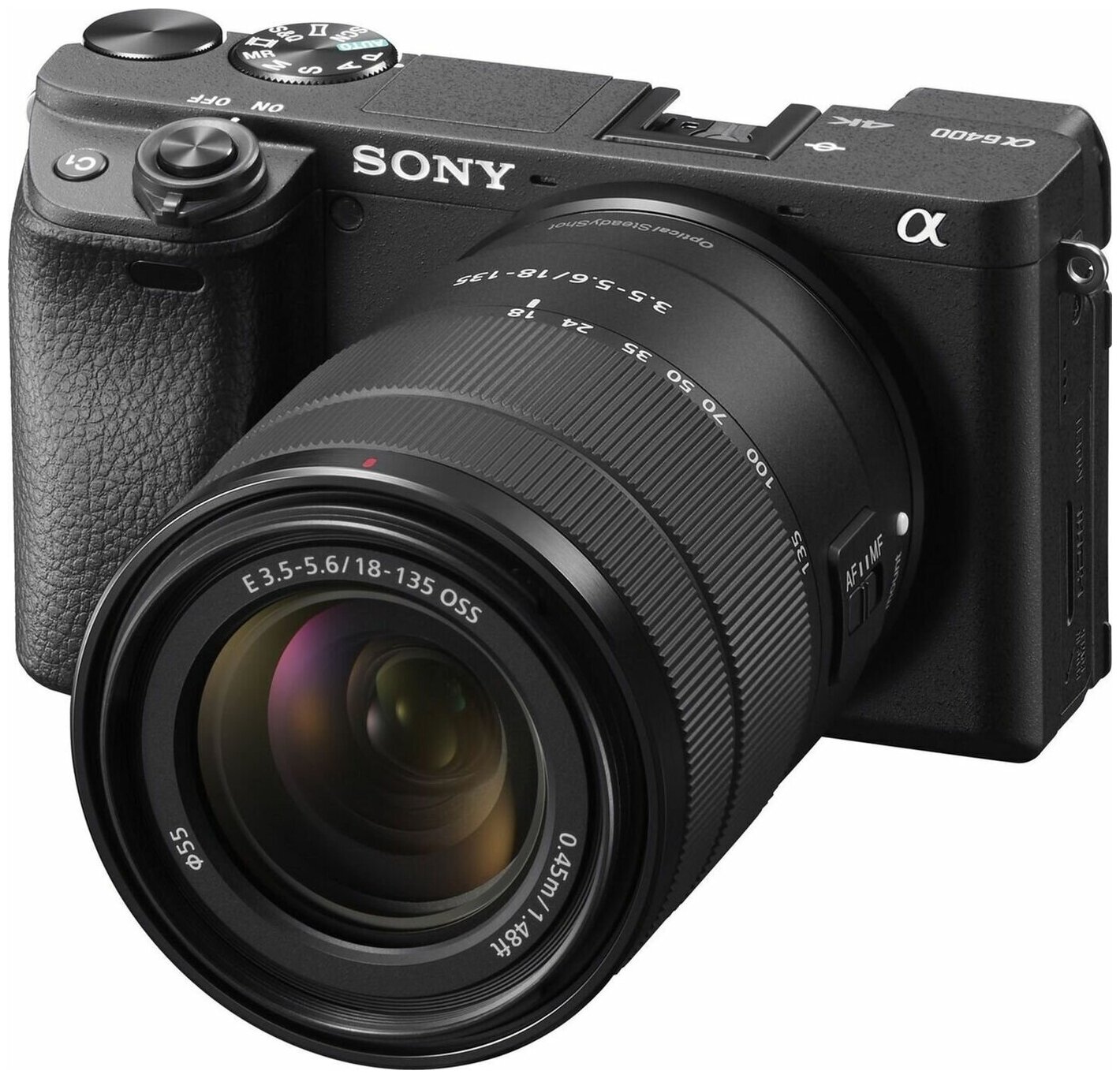 Беззеркальный фотоаппарат Sony a6400 Kit 18-135mm, черный