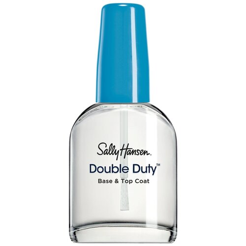 Sally Hansen Базовое и верхнее покрытие Double Duty Strengthening Base  Top Coat, 13.3 мл, прозрачный