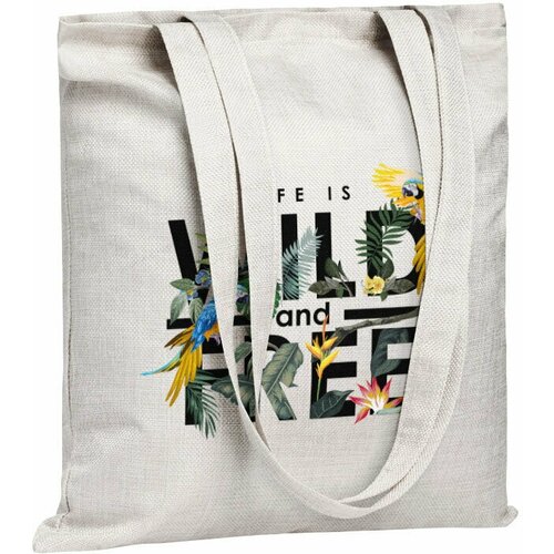 Сумка  шоппер Print It!, фактура гладкая, бежевый