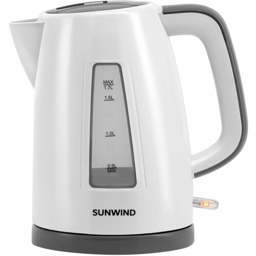 Чайник Sunwind SUN-K-30 белый и серый