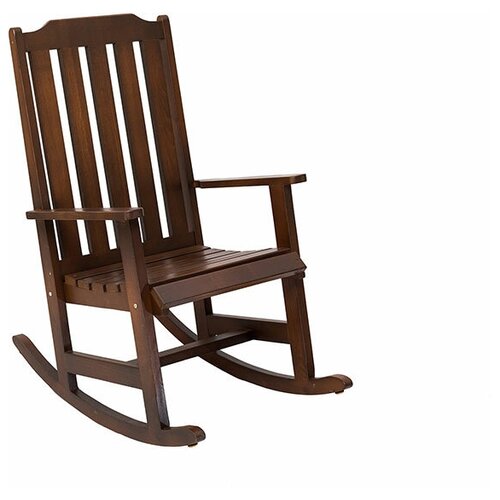 Кресло-качалка ФОТОН Линда темный орех кресло качалка усмань орех mebelvia бежевый ивовая лоза клен ясень
