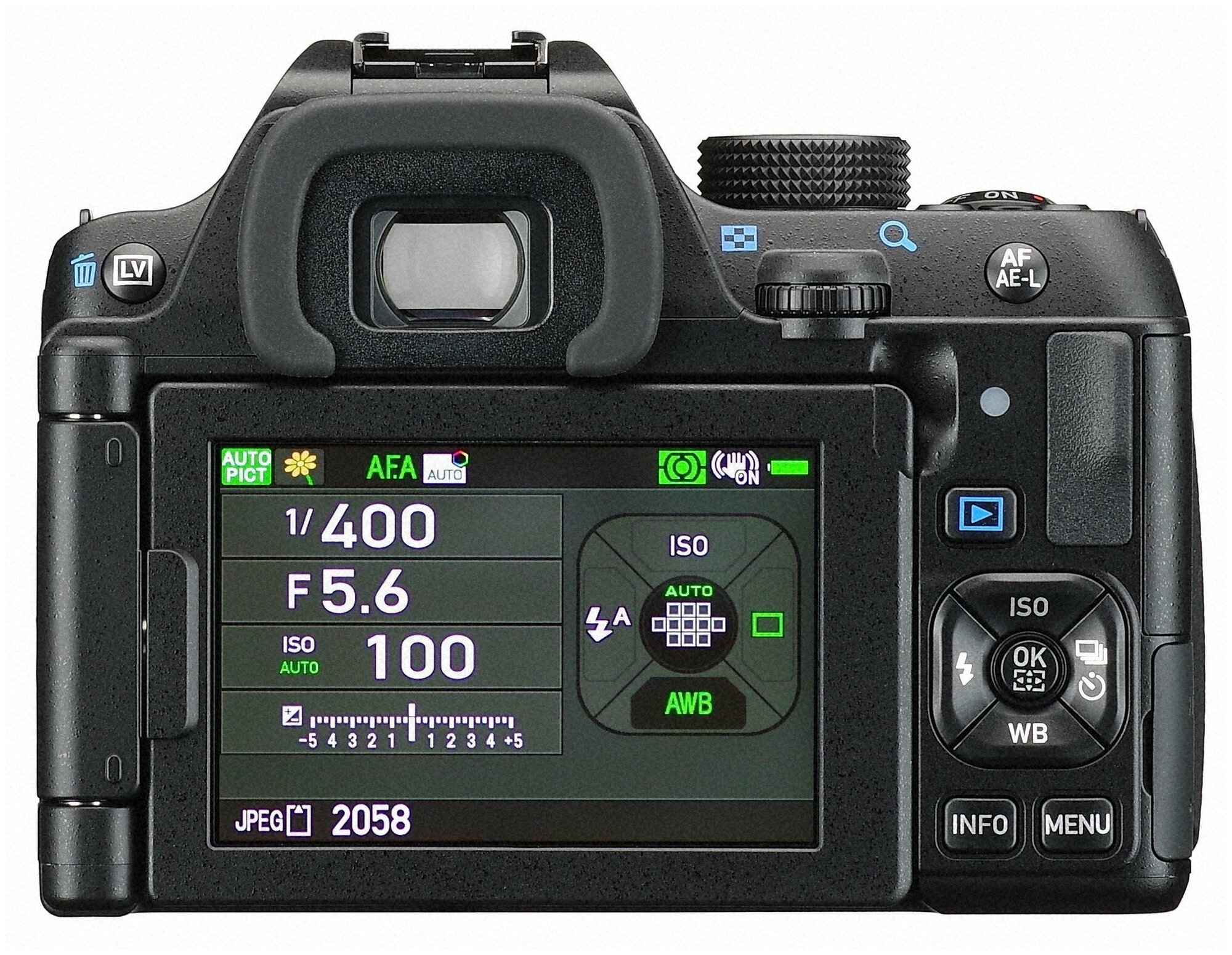 Цифровой зеркальный фотоаппарат Pentax K-70 Kit DA L18-135 WR black