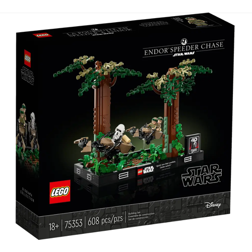 LEGO Star Wars Endor Speeder Chase Diorama