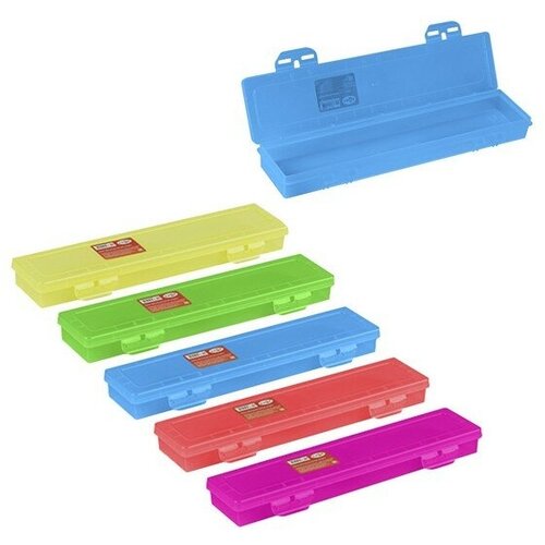 Пенал для кистей футляр 350 х 90 х 35 мм пластиковый Гамма микс 5 видов 435₽