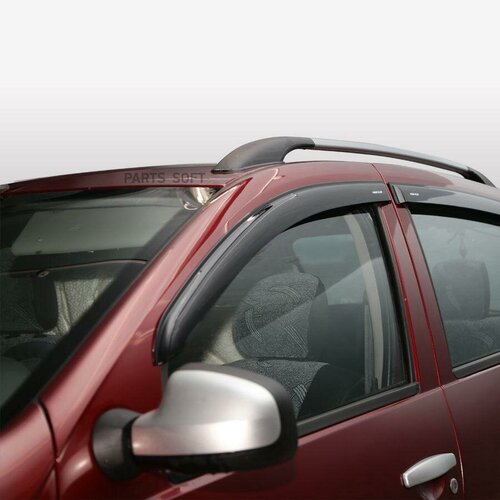 VORON GLASS DEF00246 Комплект дефлекторов серия Samurai RENAULT SANDERO 2010-2014 /накладные/ скотч /к-т 4 шт./