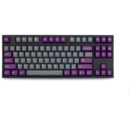 Leopold FC750R PD Gray Purple (Cherry MX Blue / eng-and-laser / yes / no)