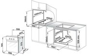 Газовый шкаф Gefest ДГЭ 621-03 черный