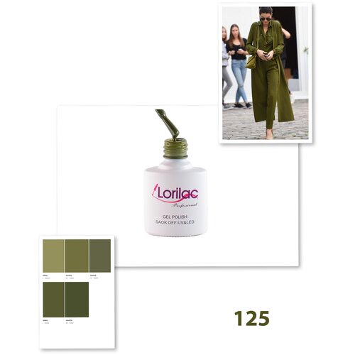 Lorilac Гель-лак Gel Polish, 10 мл, 35 г, 125