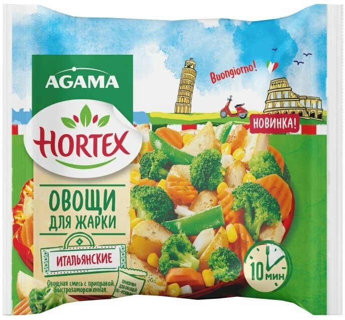 Смесь овощная Hortex Овощи для жарки Итальянские 400г