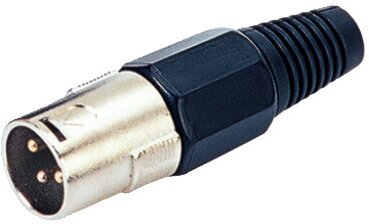 CA102 Разъем на кабель XLR male 3Р, Soundking