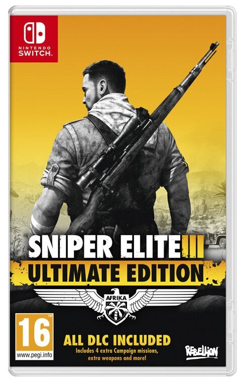 Игра NINTENDO для Switch Sniper Elite 3 Ultimate Edition, русская версия