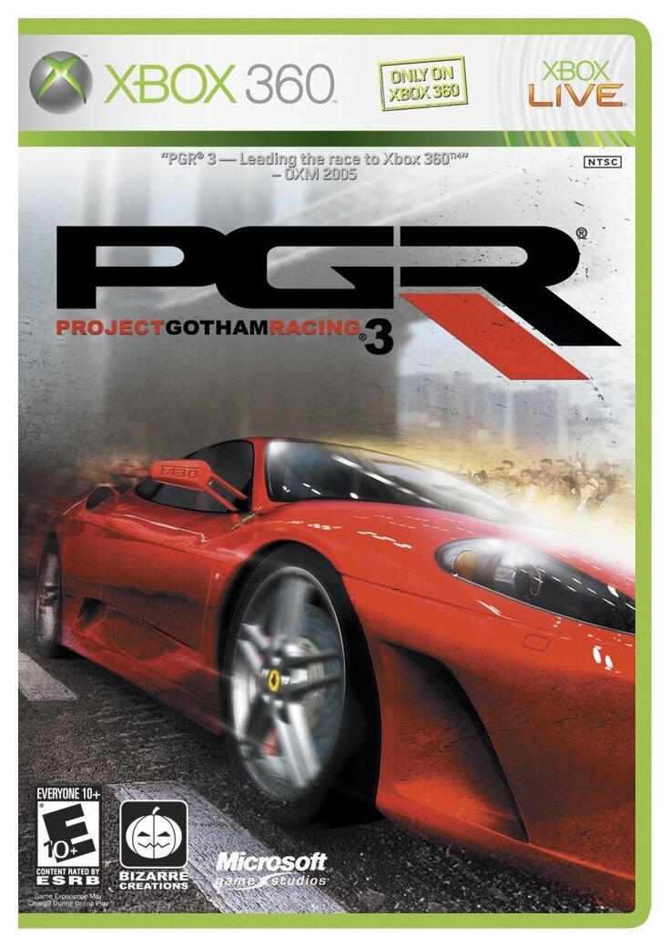 Project Gotham Racing 3 Classics (Xbox 360) английский язык