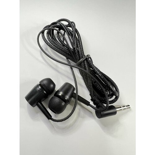 Проводные наушники вкладыши mini jack AUX 35 мм с микрофоном гарнитура для телефона компьютера плеера 16700₽