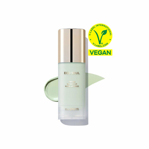 База под макияж The SAEM Eco Soul Vegan Bright Up Makeup Base 01 - Mint (50 мл)