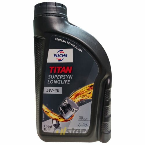 Моторное масло FUCHS Titan SuperSyn Longlife 5W-40, 1л