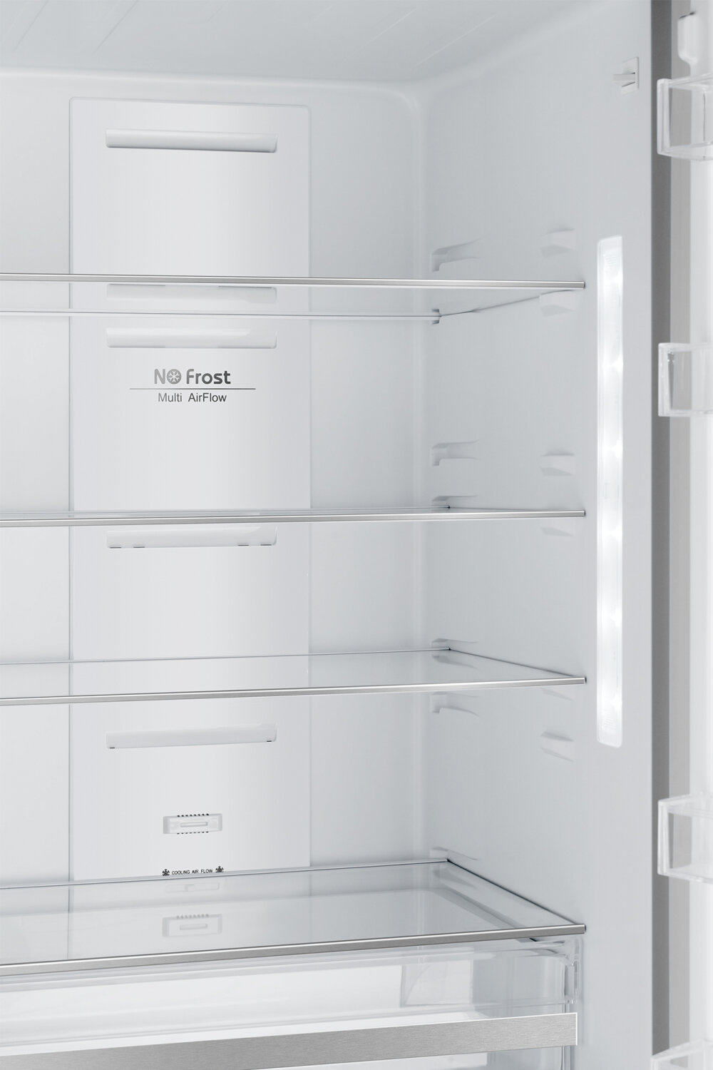 Холодильник двухкамерный Weissgauff WRK 2000 D Full NoFrost Inverter Grey Glass - фото №7