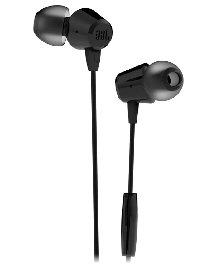 Наушники JBL C50HI, mini jack 3.5 mm, black