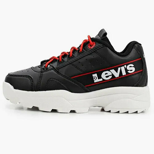 фото Кроссовки levi's, размер 34, черный