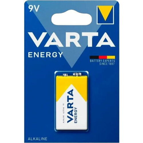 Набор из 10 штук Батарея Varta Energy 6LR61 BL1 Alkaline 9V (1шт) блистер батарея duracell 6lr61 bl1