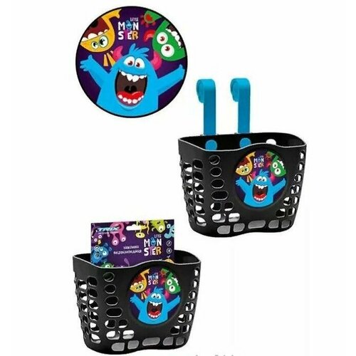 Корзина TRIX Little Monster детская 12-16, черная trix 4662 4685 12 16 розовый