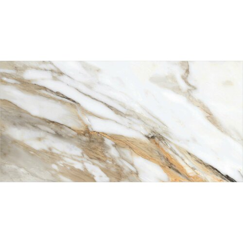 ступень ape peldaño fior c1 calacatta borghini a036805 33x120 см Керамогранит Global Tile Borghini Белый Карвинг 60x120