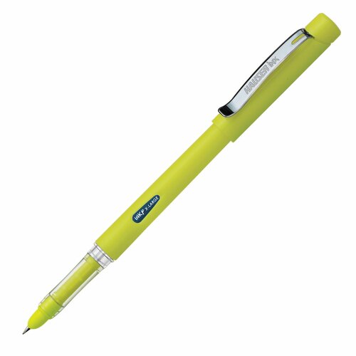 Ручка перьевая Hauser Neon, два картриджа, желтая (H6105-yellow)