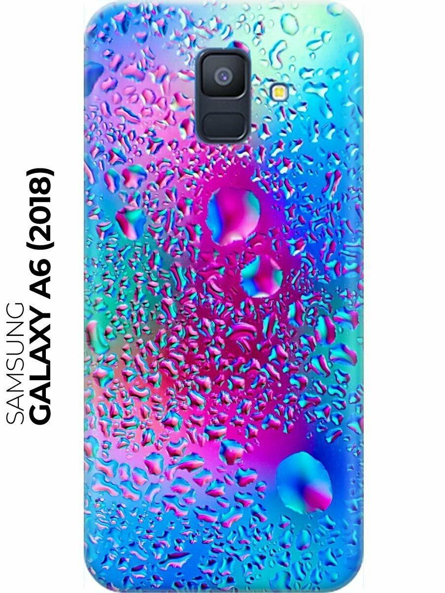 RE: PA Накладка Transparent для Samsung Galaxy A6 (2018) с принтом "Капли на стекле"