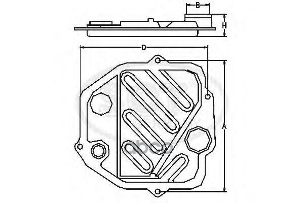 Фильтр Масляный Акпп Sct Sg1064 SCT арт. SG1064